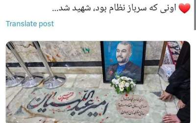 سرباز نظام شهید شد