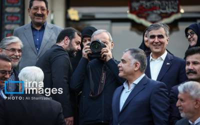 عکس گرفتن پزشکیان از خبرنگاران