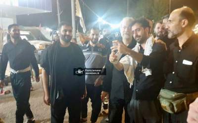 حضور لاریجانی در مسیر پیاده روی اربعین +فیلم  <img src="https://cdn.jahannews.com/images/video_icon.png" width="16" height="16" border="0" align="top">