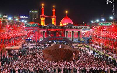 عزاداری دسته بنی عامر در شب اربعین در بین‌الحرمین  <img src="https://cdn.jahannews.com/images/picture_icon.png" width="16" height="16" border="0" align="top">