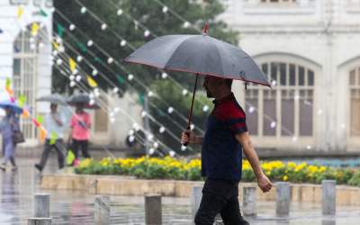 رگبار و رعد و برق در نوار شمالی کشور