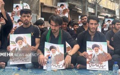 مردم کراچی و پاراچنار با تصاویر رهبرانقلاب آمدند  <img src="https://cdn.jahannews.com/images/video_icon.png" width="16" height="16" border="0" align="top">