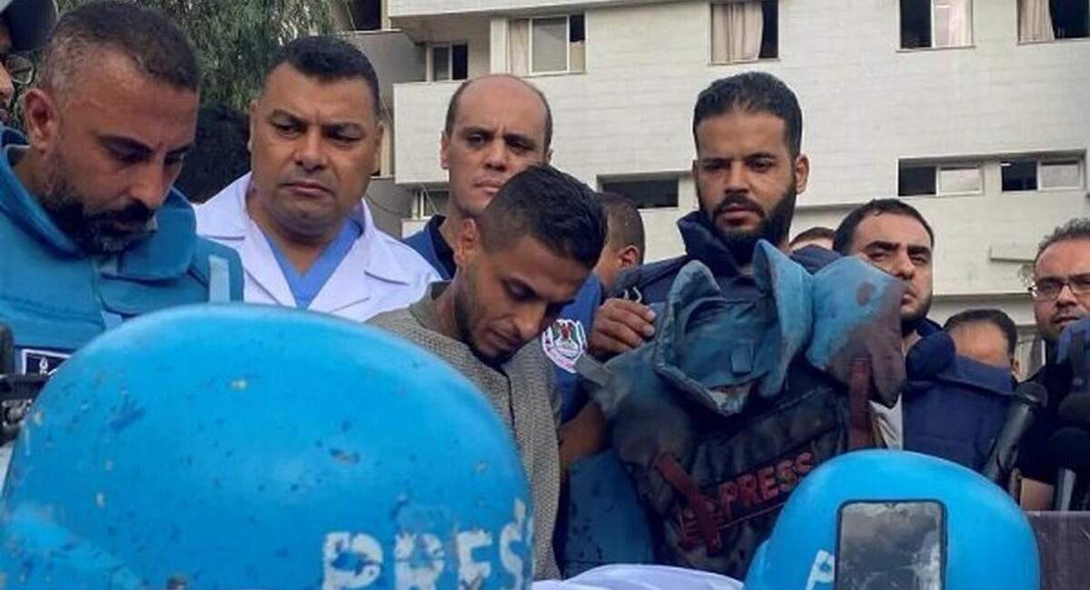 شهادت یک خبرنگار دیگر در غزه +عکس