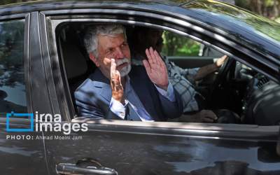 عکس/ خداحافظی وزیر ارشاد