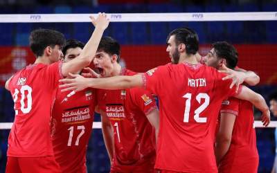 صعود مقتدرانه والیبال جوانان ایران به نیمه‌نهایی