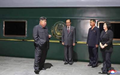 رهبر کره شمالی با «اسب سبز آهنی» وارد چین شد