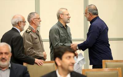 عکس/ حال و احوال زاکانی و لاریجانی