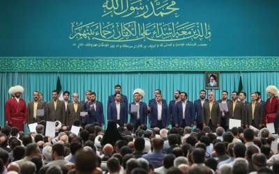 مراسم ولادت پیامبر(ص) و امام صادق(ع) در حسینیه امام خمینی(ره)