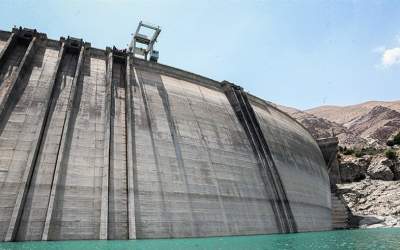 ۸۰ درصد مخزن سد کرج خالی شد