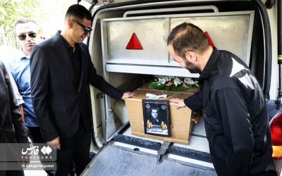 تصویری از پیکر مرحوم امید جهان