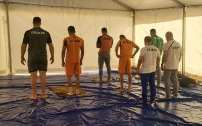 اقامه نماز توسط کشتی گیران برقرار است  <img src="https://cdn.jahannews.com/images/video_icon.png" width="16" height="16" border="0" align="top">