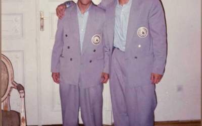 تصویر قدیمی از علیرضا دبیر و درستکار