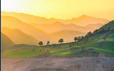 طلوع خورشید در کارون خوزستان