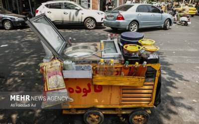 عکس/ بیاد دوران کودکی و خوردن فالوده یخی