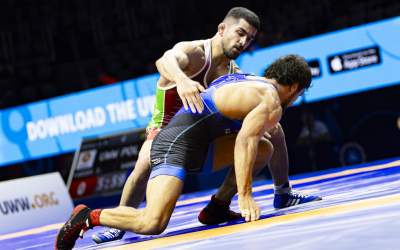 کشتی‌گیر بلاگری که در کسب مدال ناکام بود