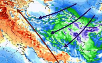 سرمای شدید و بارش‌های سنگین از یکشنبه