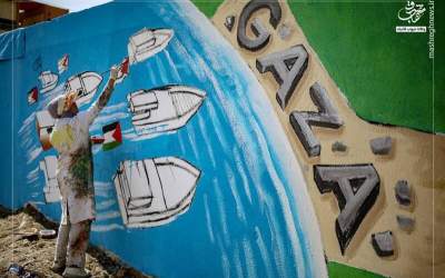 تصاویر تقدیر متفاوت هنرمندان غزه از صمود  <img src="https://cdn.jahannews.com/images/picture_icon.png" width="16" height="16" border="0" align="top">