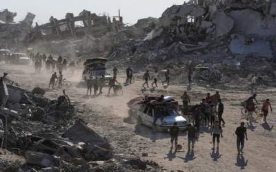 ۹۵۰۰ نفر در نوار غزه مفقود شده‌اند