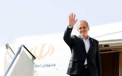 پزشکیان وارد اصفهان شد