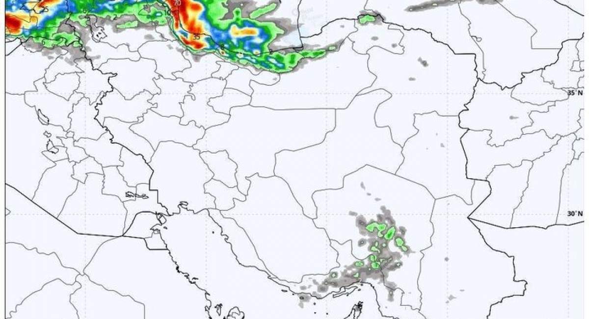 ورود دو سامانه بارشی جدید به ۱۳ استان کشور