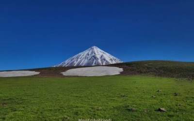 تصویری زیبا از دامنه شمال غربی دماوند