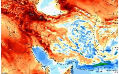 سامانه بارشی جدید در راه ۵ استان کشور