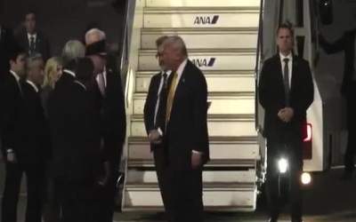 ورود ترامپ به ژاپن  <img src="https://cdn.jahannews.com/images/video_icon.png" width="16" height="16" border="0" align="top">