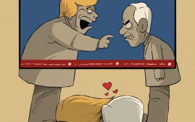 عکس/ دعوای ساختگی در قرار عاشقانه