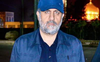 عکس/ حاج رمضان در صحن حرم حضرت زینب(س)