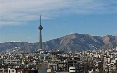 کاهش تا ۶ درجه ای دما و رگبار باران در تهران