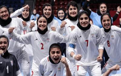 قهرمانی دختران فوتسال ایران در بازی‌های آسیایی