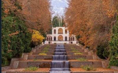 عکس/ پاییز در باغ شاهزاده کرمان