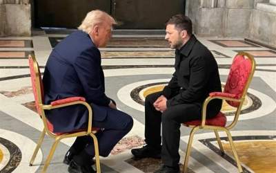 زلنسکی: از ترامپ نمی‌ترسم