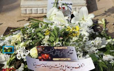 عکس/ آرامگاه ابدی همایون ارشادی
