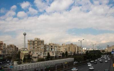 ابرناکی و کاهش دمای تهران تا دوشنبه