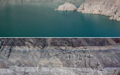 عکس/ اوضاع ناخوش احوال سد کرج