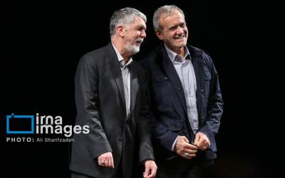 عکس/ خنده وزیر ارشاد در کنار رئیس جمهور