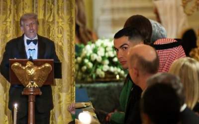 واکنش ترامپ به حضور رونالدو در کاخ سفید