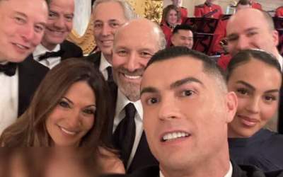 عکس/ سلفی رونالدو در کاخ سفید