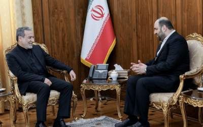 دیدار محسن حکیم با عراقچی