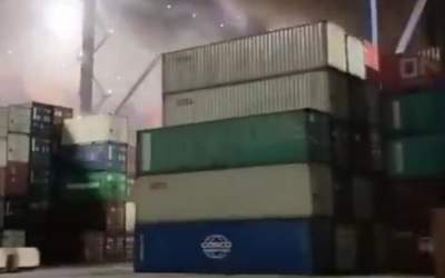 تصاویری از انفجار در بندر اصلی آمریکا  <img src="https://cdn.jahannews.com/images/video_icon.png" width="16" height="16" border="0" align="top">