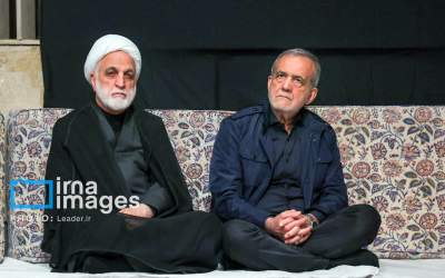 عکس/ پزشکیان و اژه‌ای در مراسم بیت رهبری