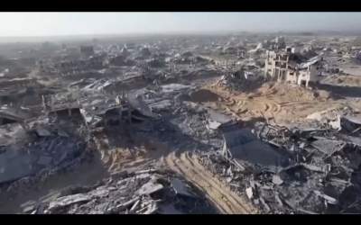 ویرانی گسترده غزه در قاب تصویر  <img src="https://cdn.jahannews.com/images/video_icon.png" width="11" height="10" border="0" align="top">