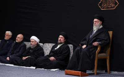 عکس/ مسئولین حاضر در بیت رهبری