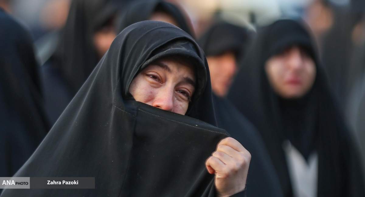 تصاویر تجمع فاطمیون در میدان کوثر سعادت آباد  