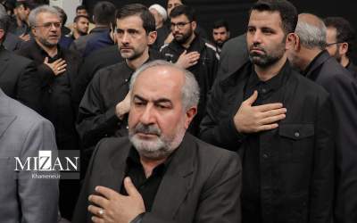 عکس/ پسر و داماد پزشکیان در مراسم بیت