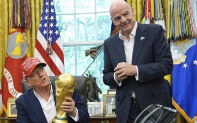 حضور ترامپ در مراسم قرعه‌کشی جام جهانی