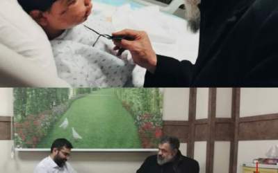 عیادت حاج محمود کریمی از سقاب اصفهانی