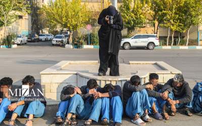 عکاسی از پس گردن سارق