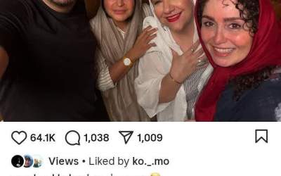 همه همسران سام درخشانی در یک قاب